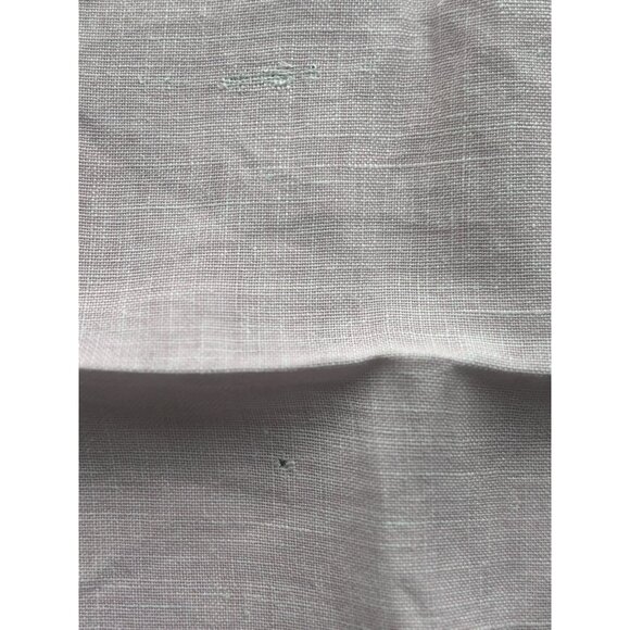 Vintage 1950s Linen Pink Red Rose Floral Tablecloth 50" x 47" Square - Picture 6 of 14